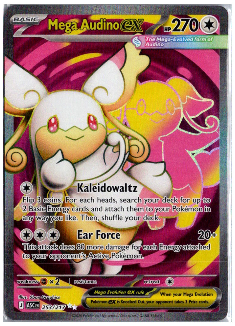 Mega Audino ex 253/217 (Ascended Heroes)