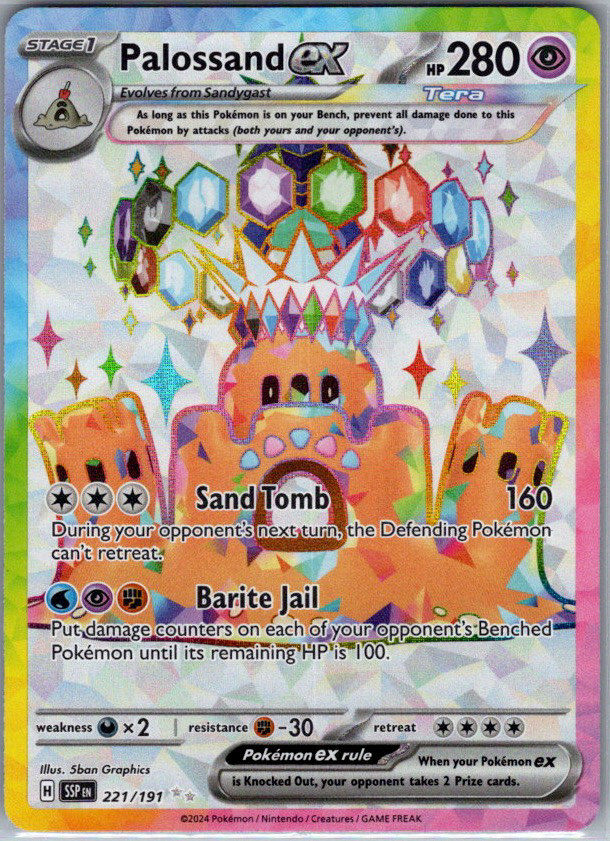 Palossand ex 221/191 (Surging Sparks)