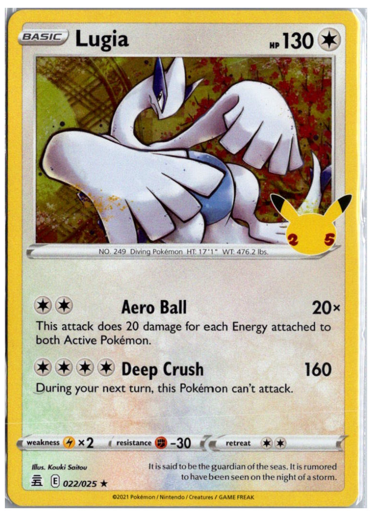 Lugia 022/025 (Celebrations)