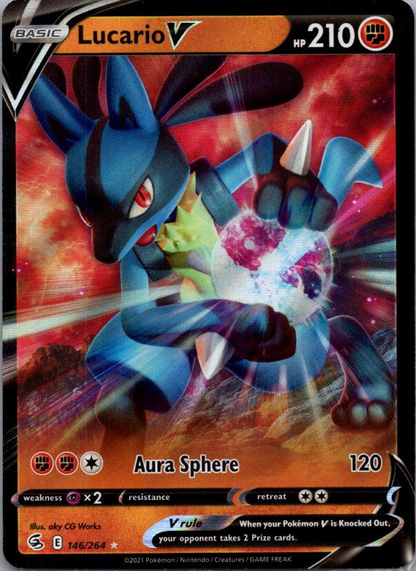Lucario V 146/264 (Fusion Strike)