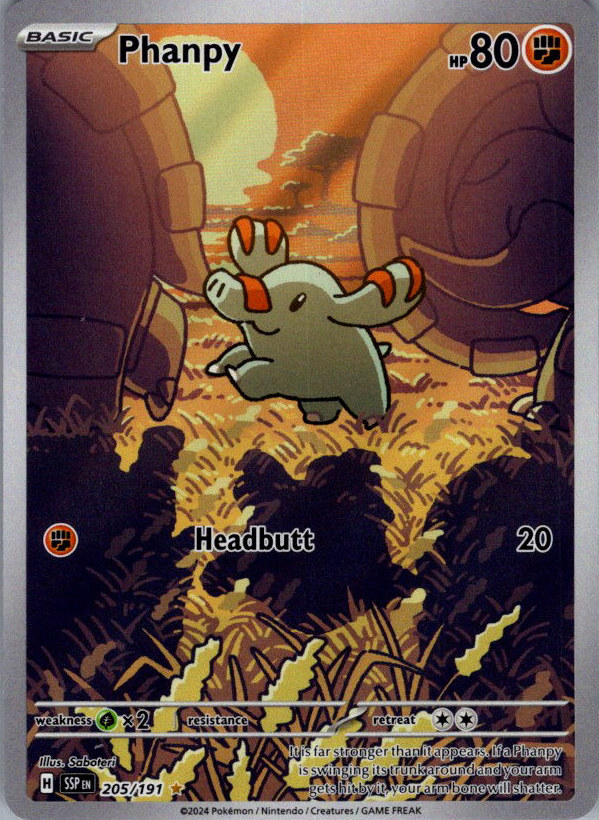 Phanpy 205/191 (Surging Sparks)