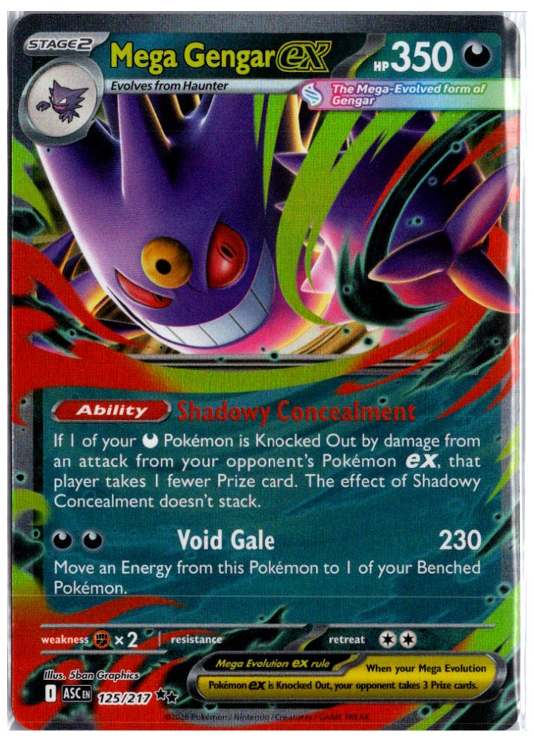Mega Gengar ex 125/217 (Ascended Heroes)