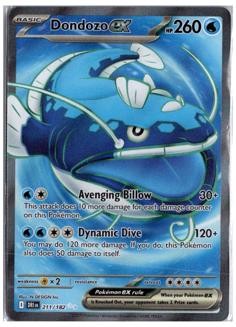 Dondozo ex 211/182 (Destined Rivals)