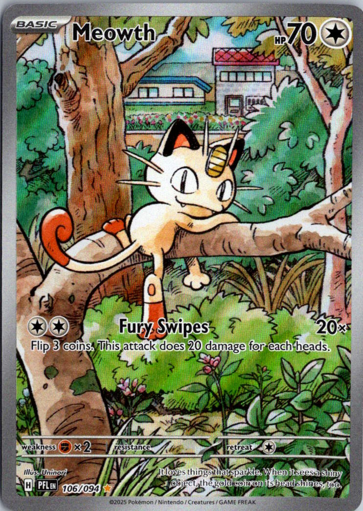 Meowth 106/94 (Phantasmal Flames)