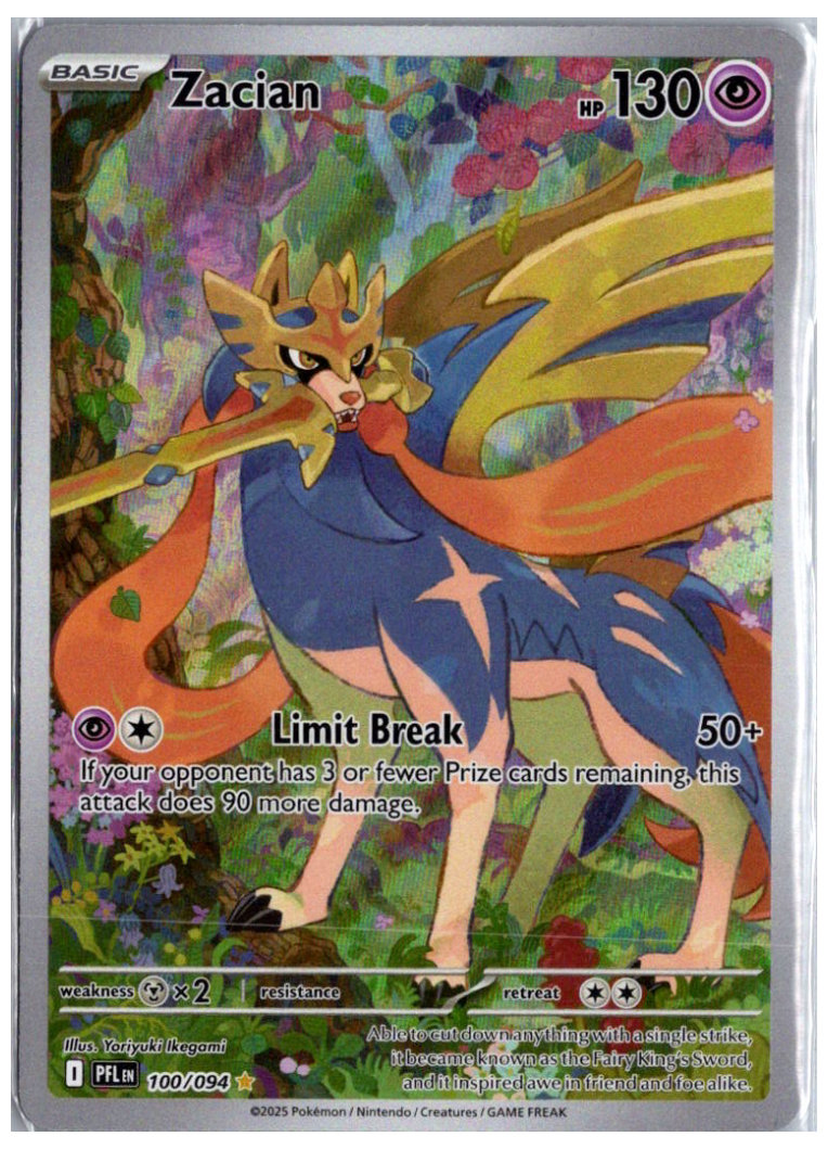 Zacian 100/094 (Phantasmal Flames)
