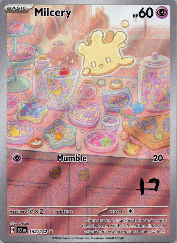 Milcery 152/142 (Stellar Crown)